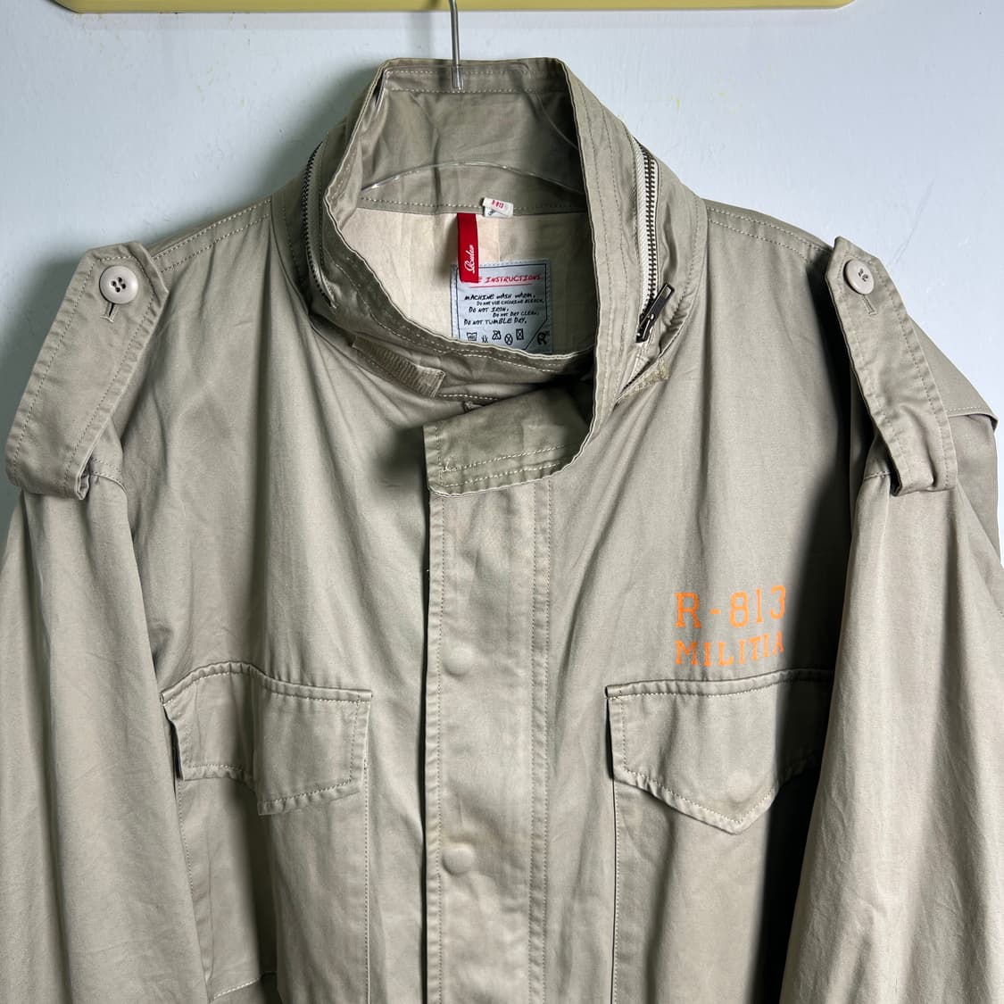 Ruler 베이지 M-65 밀리터리 야상 자켓 3XL 상품이미지4