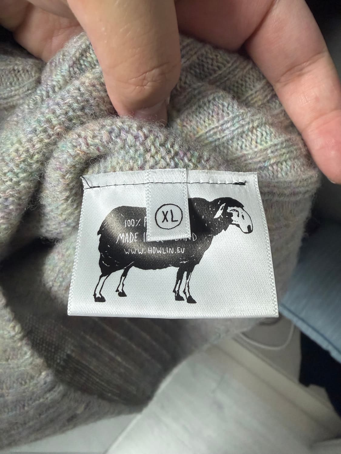 하울린 쉐기독 니트 XL 상품이미지4