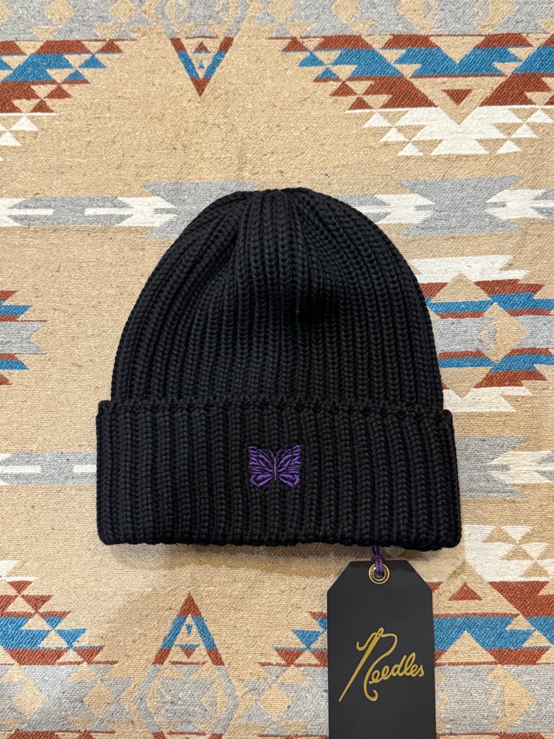 [OS] 니들스 메리노 울 워치캡 블랙  상품이미지1