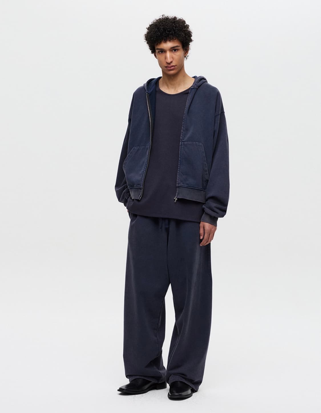 피그먼트 워싱 릴렉스 스웨트 팬츠 - 2PACK 상품이미지4