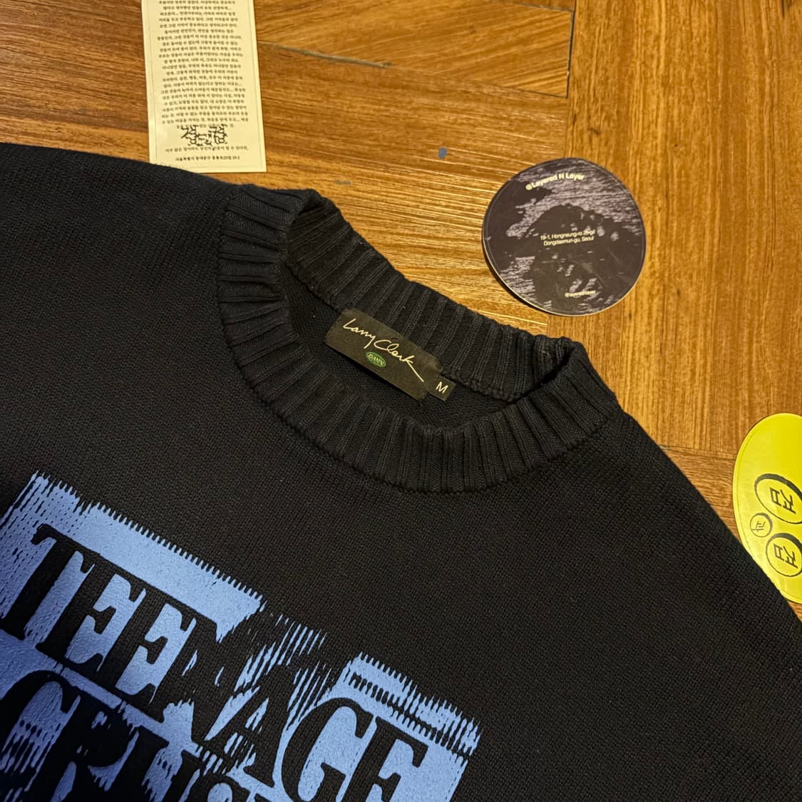 Teenage Crush Blue cotton knit 상품이미지2
