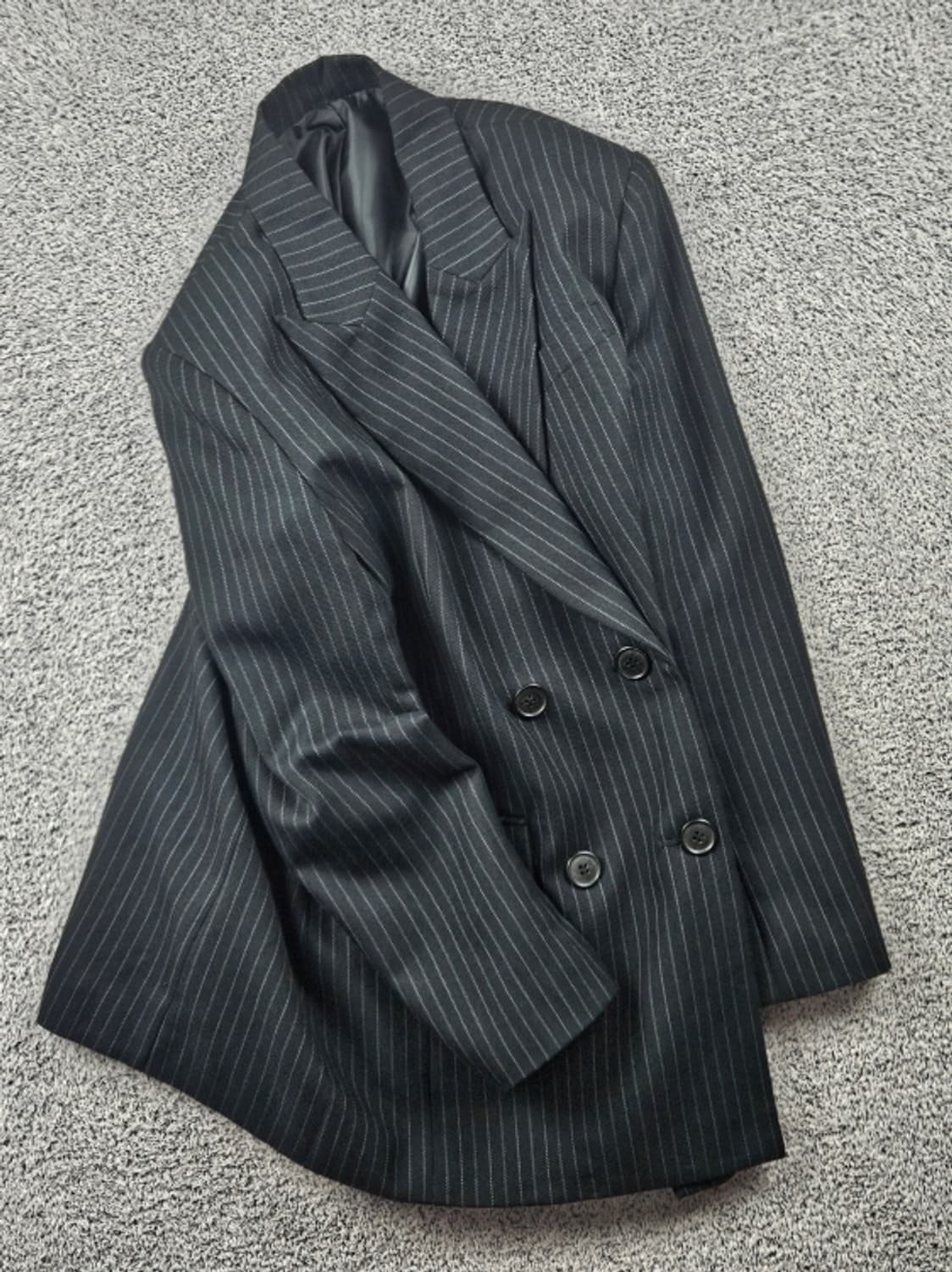 더블 버튼 핀 스트라이프 블레이저 자켓 ( 상세설명참조 ) / 10659 상품이미지4