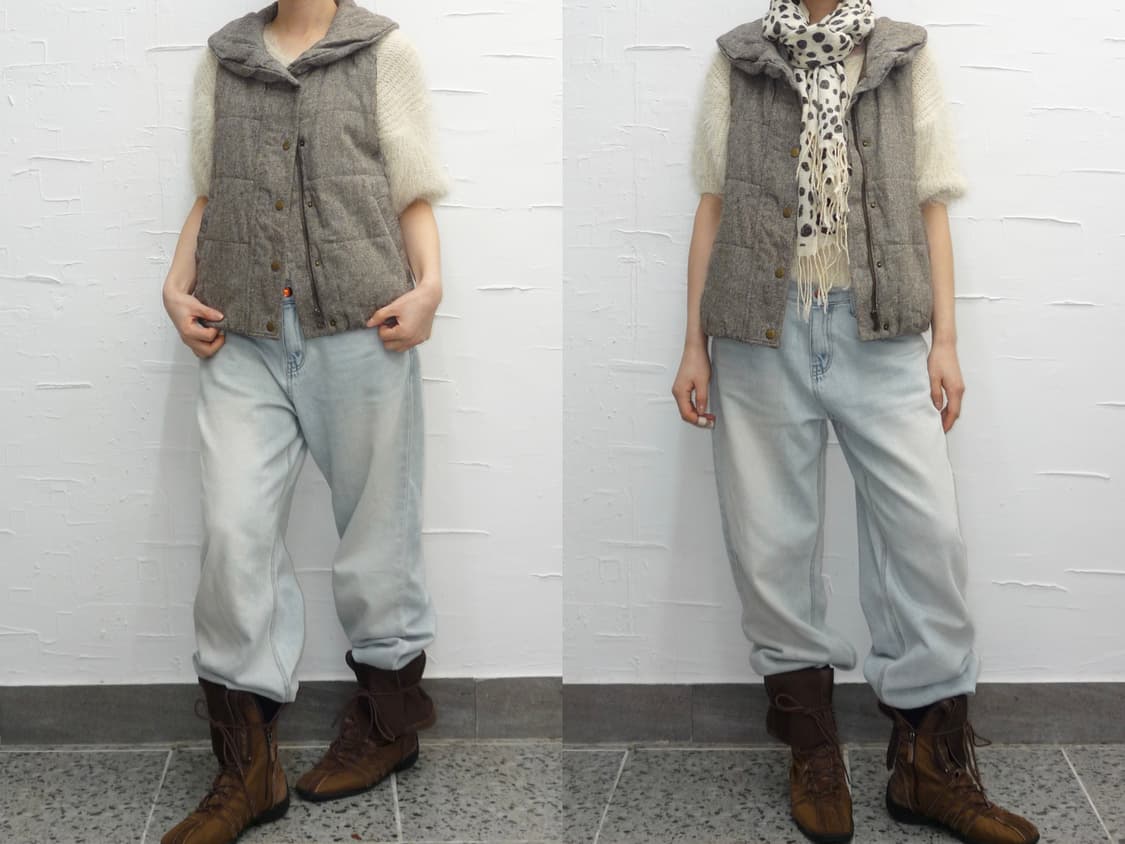 Luna collar vest 상품이미지4