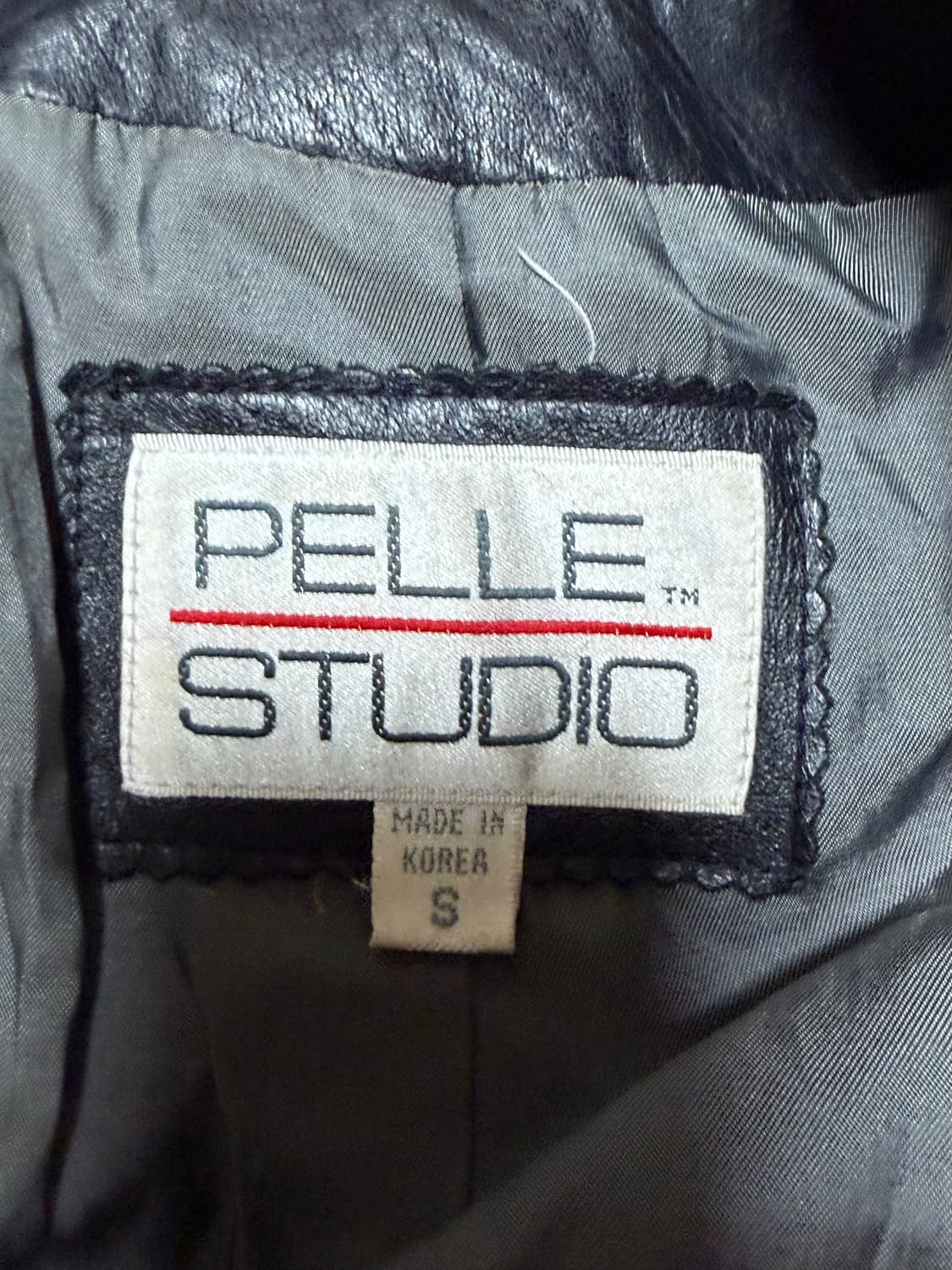 빈티지 리얼레더 롱코트 판매합니다(펠레스튜디오) 상품이미지2