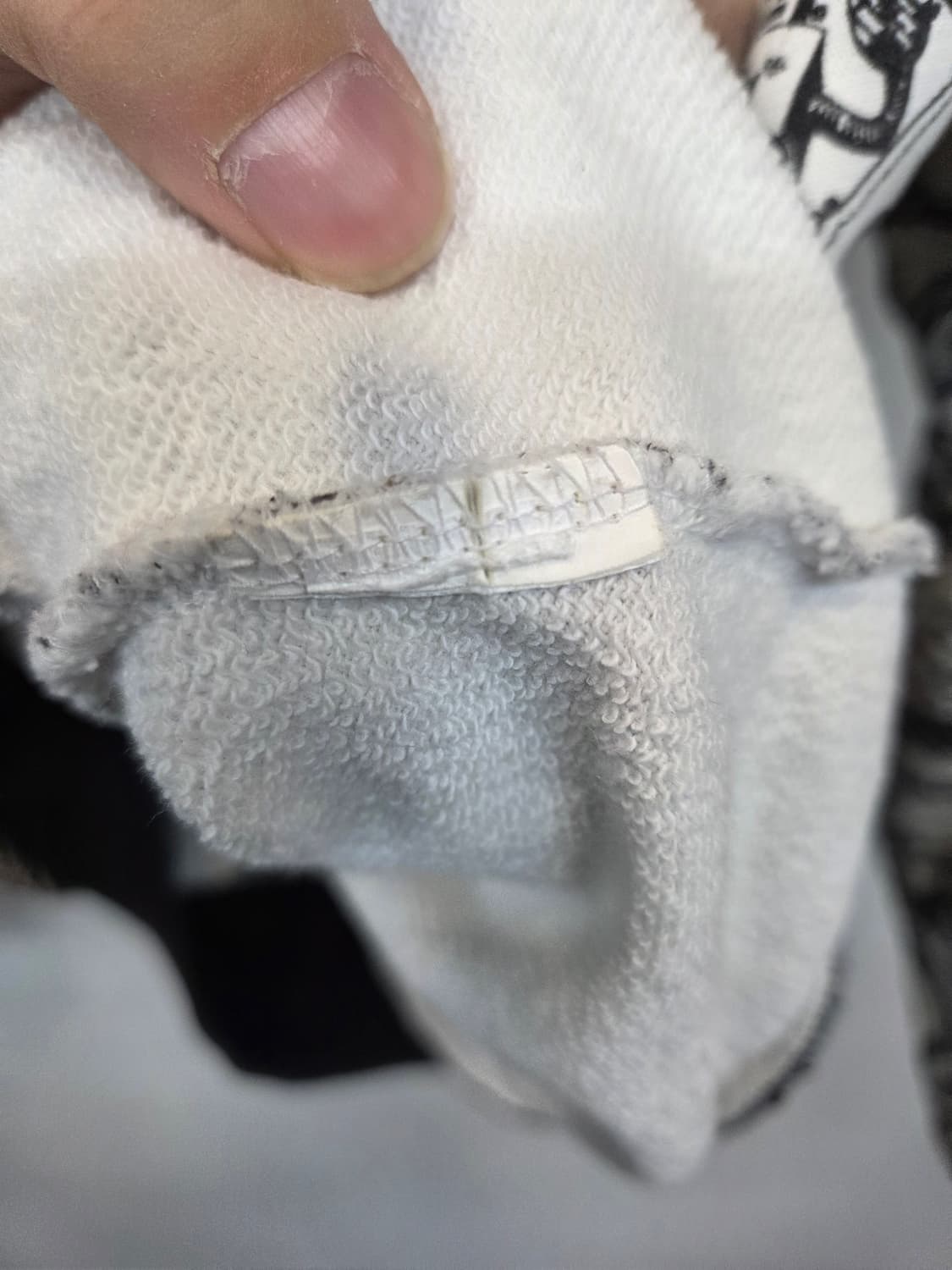 에비수 빈티지 그래피티 스웻 후드집업 m 상품이미지6