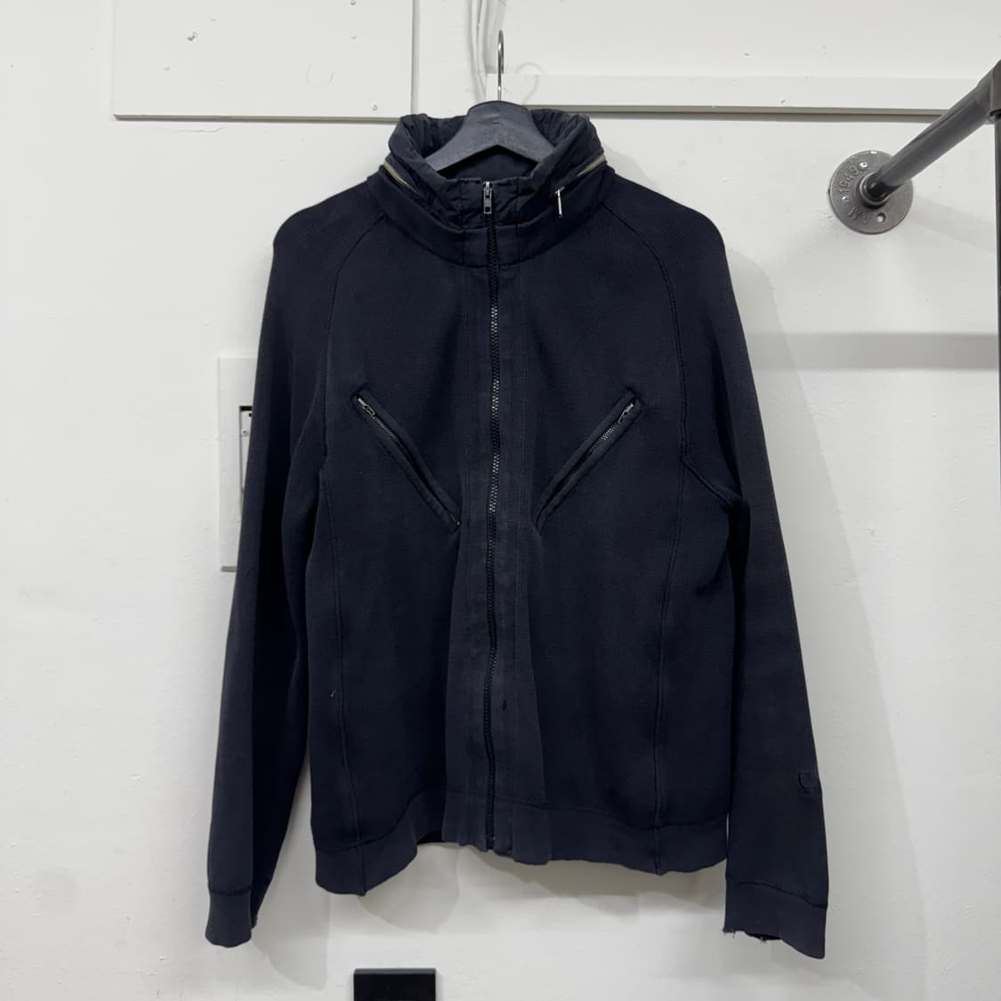 씨피컴퍼니 고글 니트집업 상품이미지7