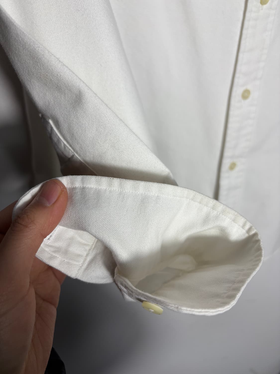 Polo 폴로  클래식 핏 화이트 코튼 셔츠 상품이미지6