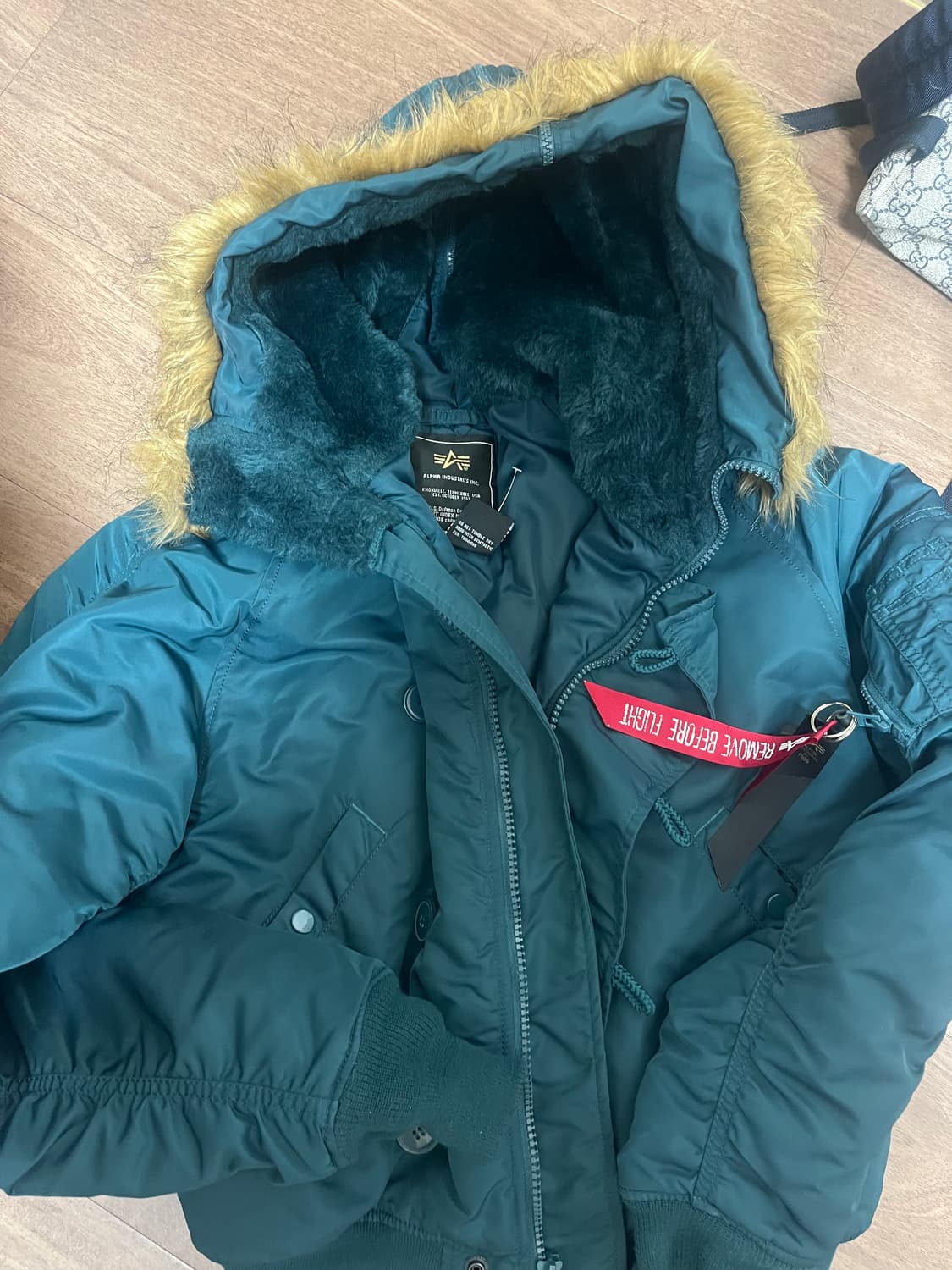 알파인더스트리 청록색 n2b  상품이미지1