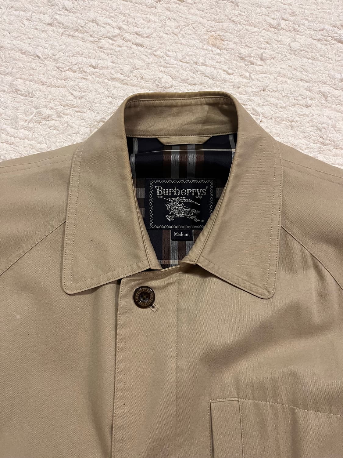 90s 버버리 발마칸 트렌치코트 상품이미지2