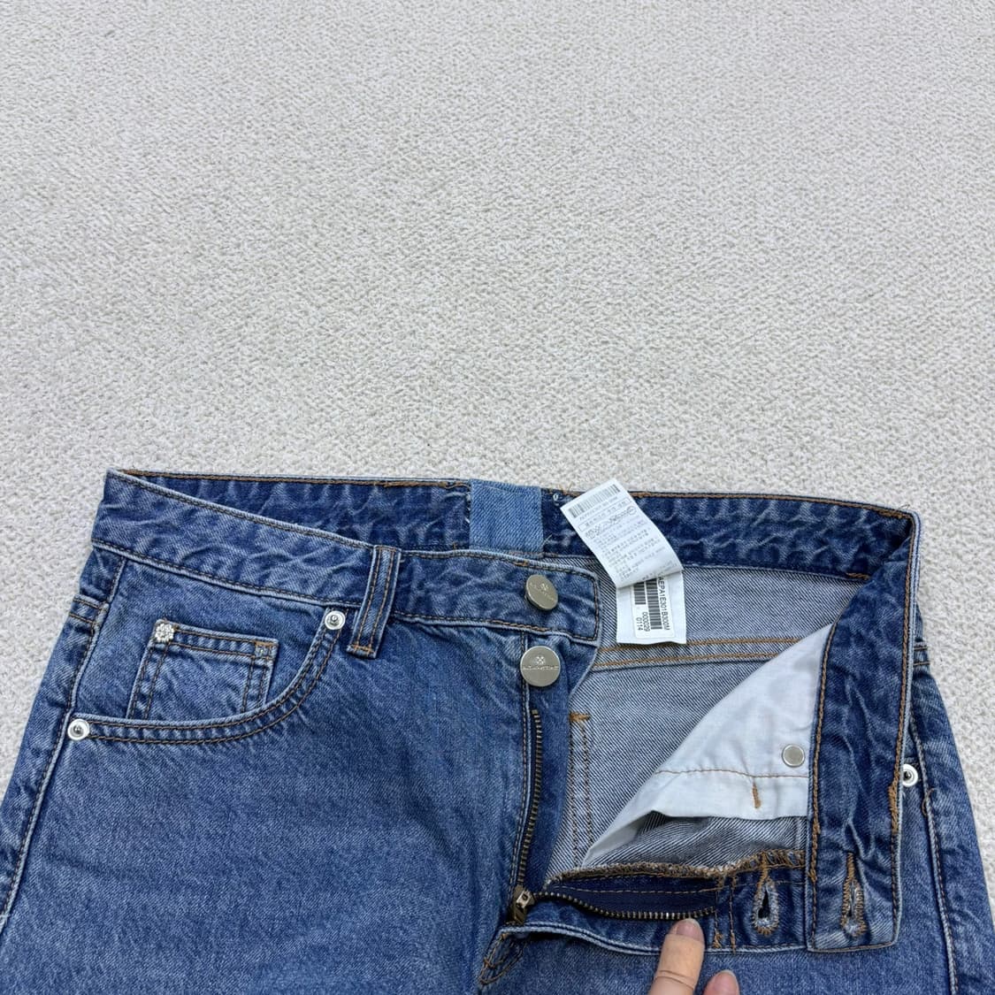 75-95 빈티지 와이드 데님 팬츠 0427E 상품이미지4