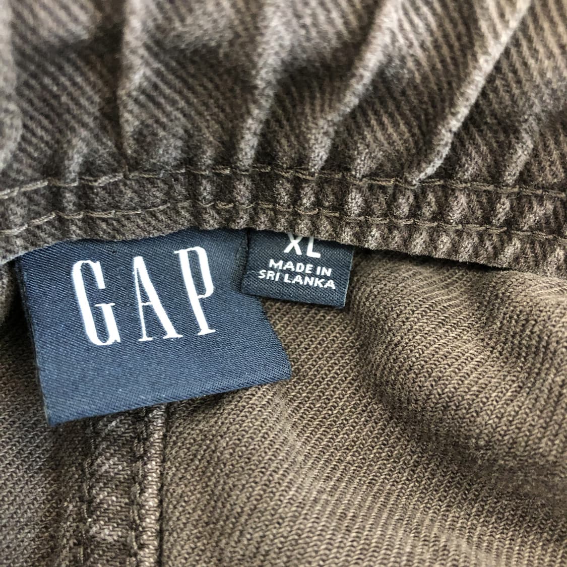 GAP 가먼트 브라운 와이드레그 밴딩팬츠 38-40 인치  상품이미지5