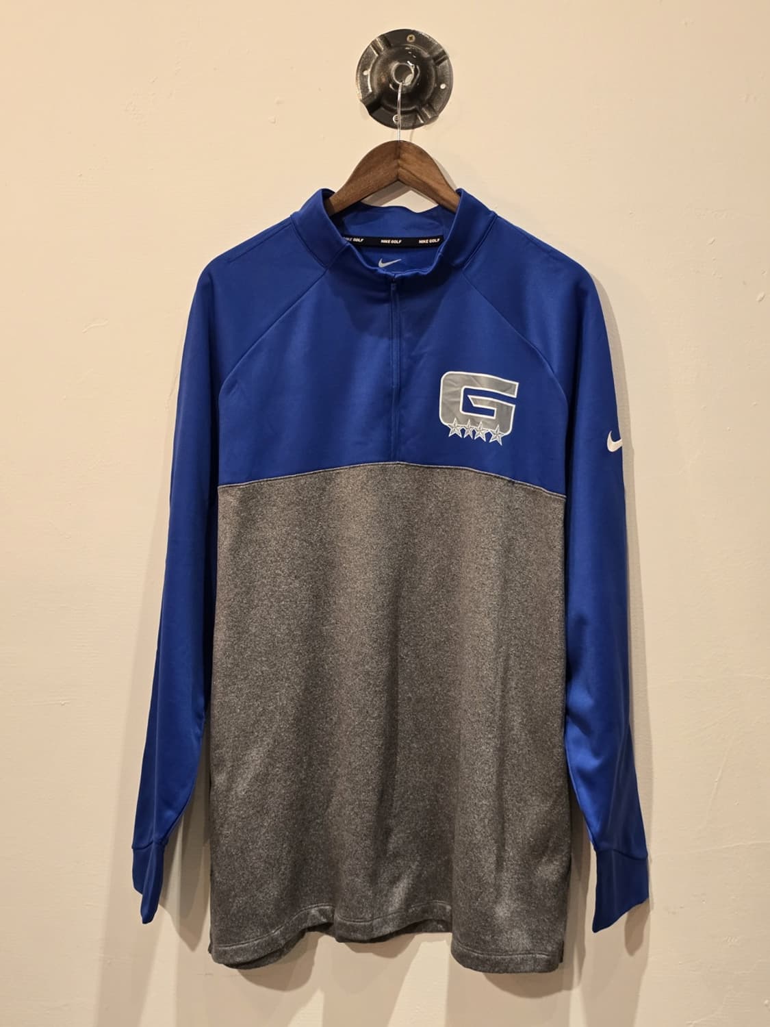 NIKE GOLF Color Block Logo 쿼터집업 상품이미지1