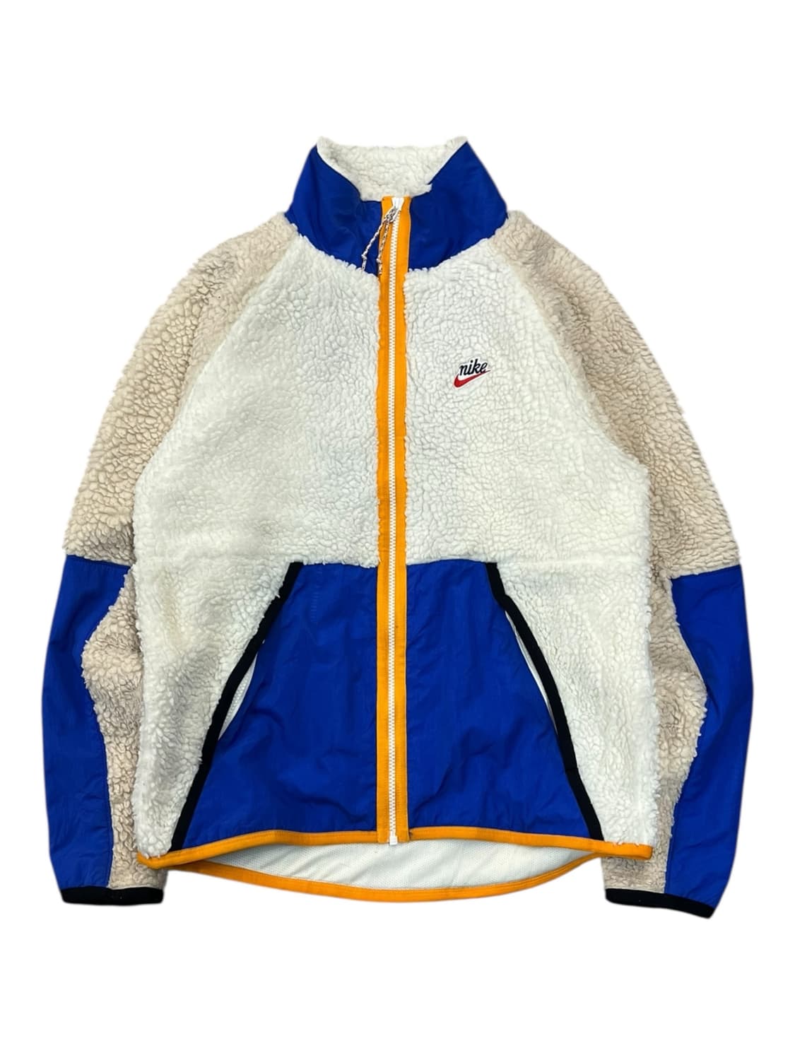 나이키 배색 플리스 자켓 아이보리 M #csz2058 상품이미지3
