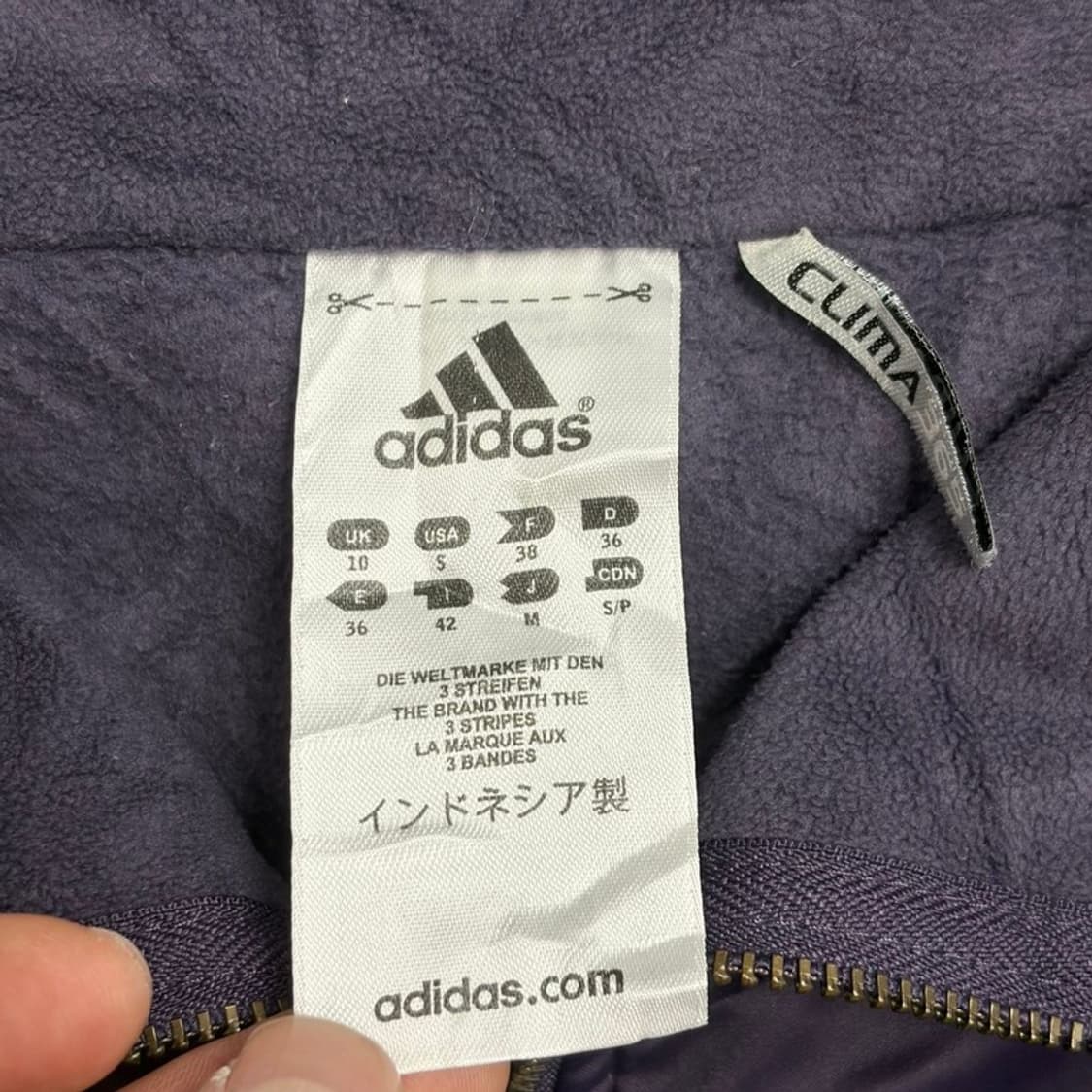 아디다스 플리스 새틴 집업  v1769 상품이미지8