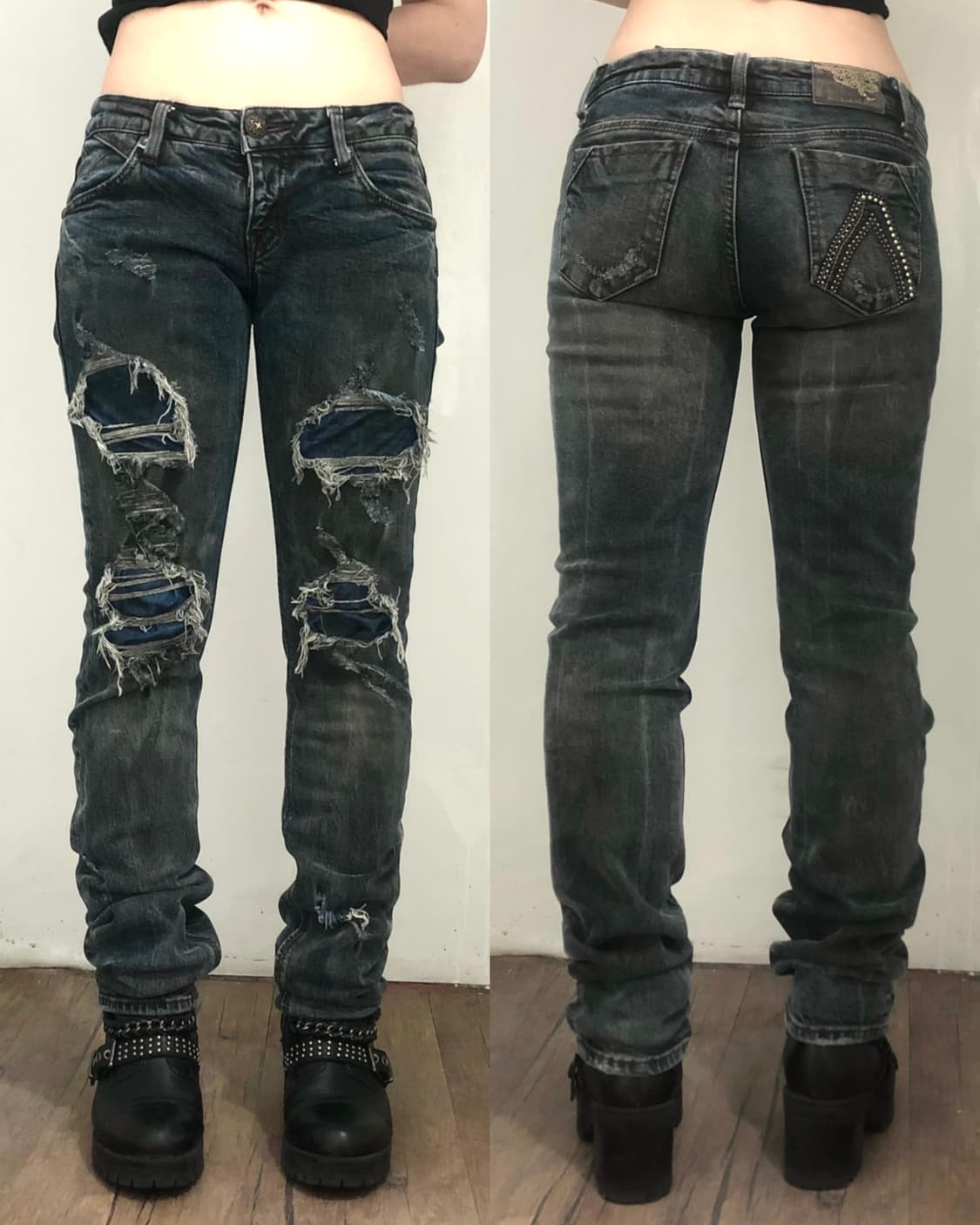 BUCKAROO damaged low rise jeans 상품이미지1
