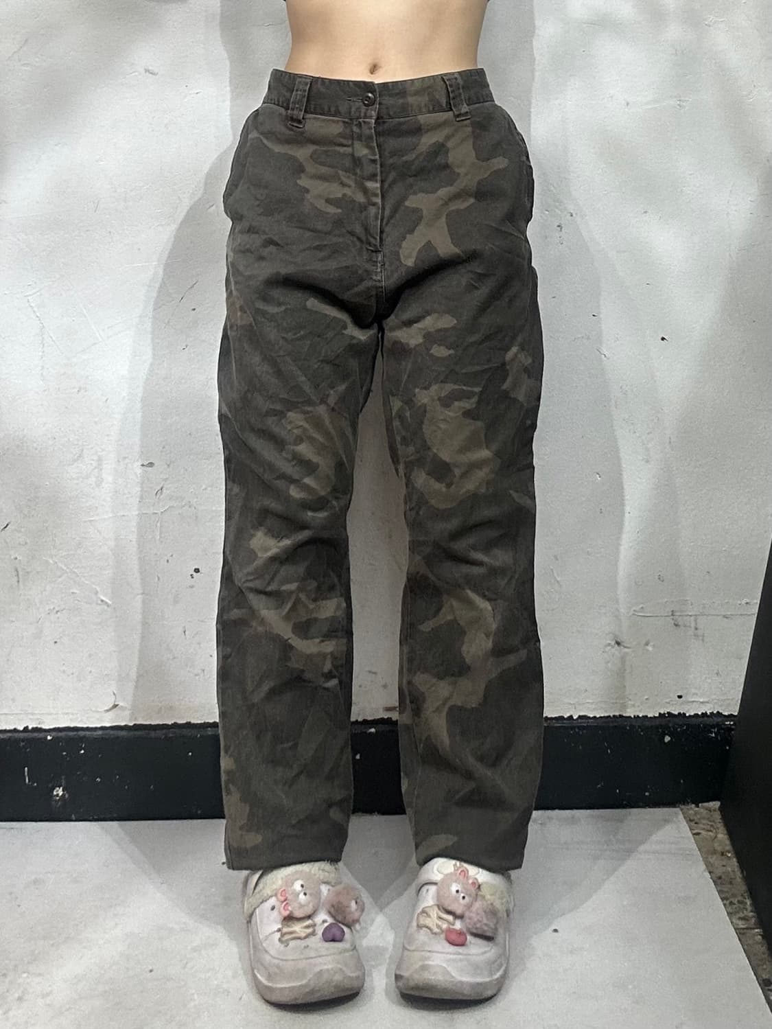 빔즈 베이지 카모플라쥬 밀리터리 카모 팬츠 카고 바지 L 상품이미지2