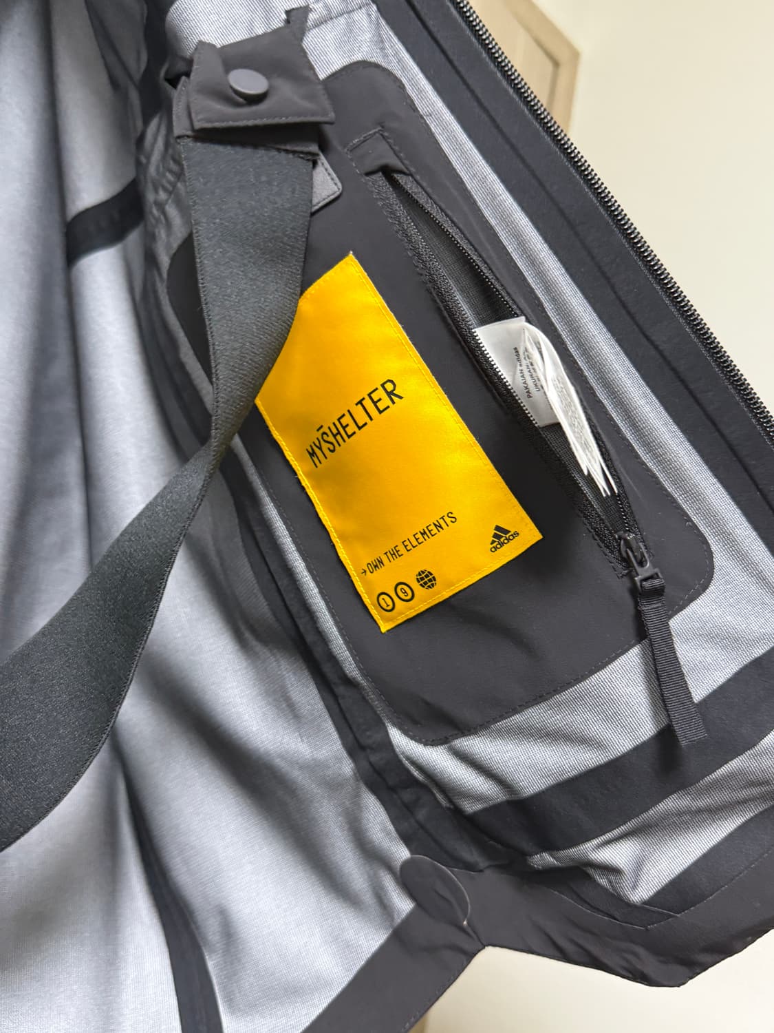 아디다스 여성 마이쉘터 우비 방수 바람막이자켓 점퍼 M 블랙 상품이미지8