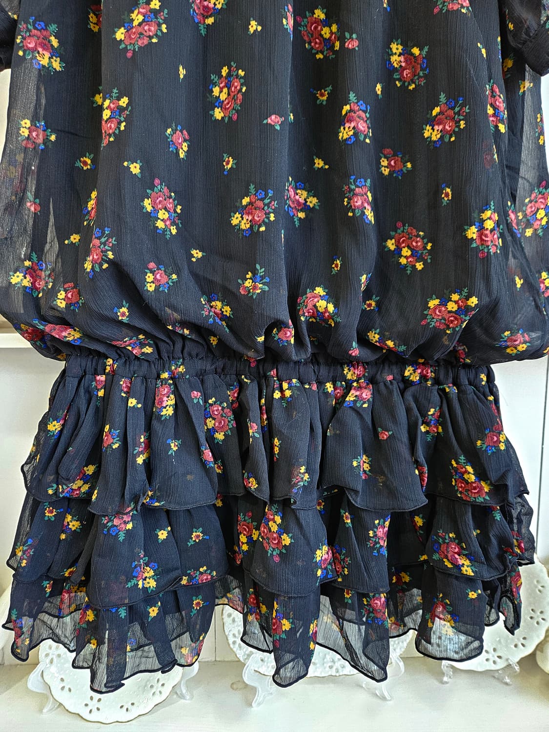 플라워 쉬폰 원피스 상품이미지4