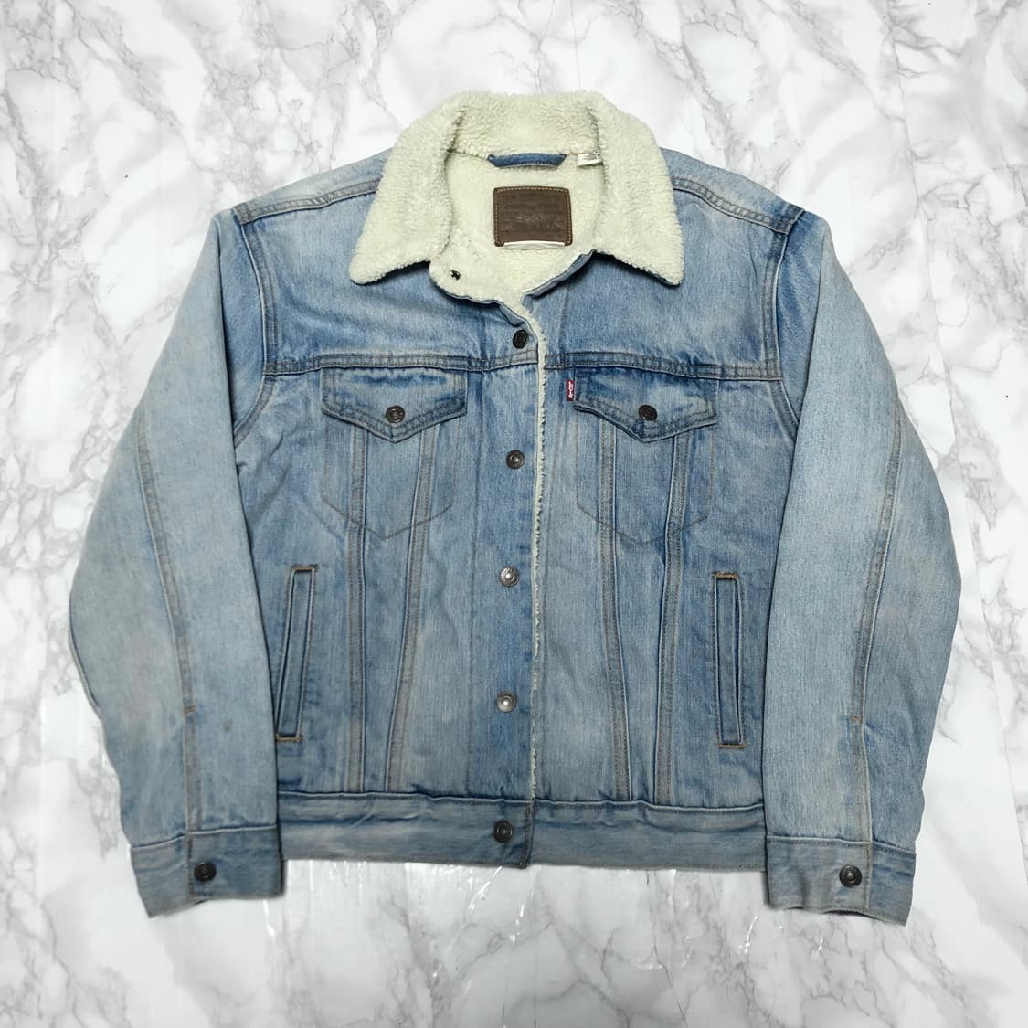 리바이스 미키마우스 쉐르파 자켓 청자켓 데님 상품이미지3