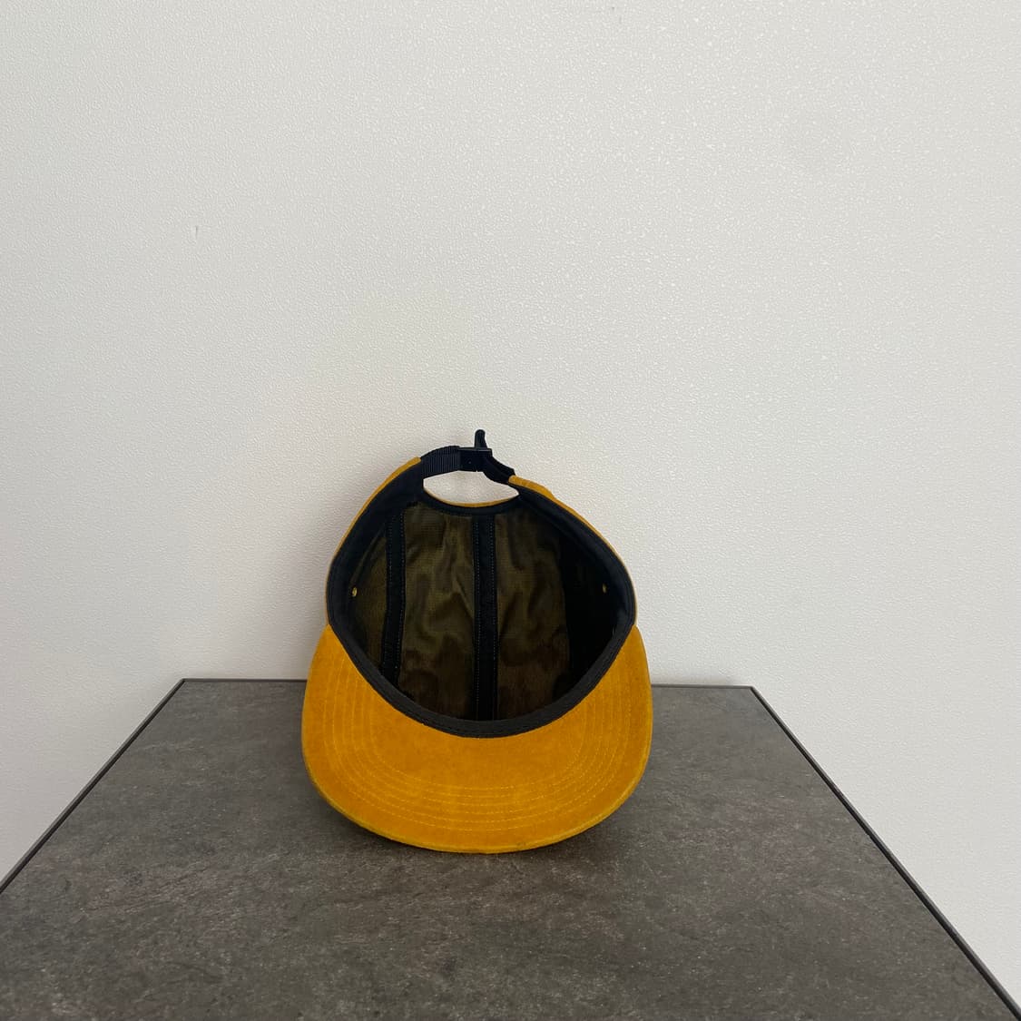 (OS) 슈프림 박스로고 캠프캡 모자 스웨이드 머스타드 상품이미지5