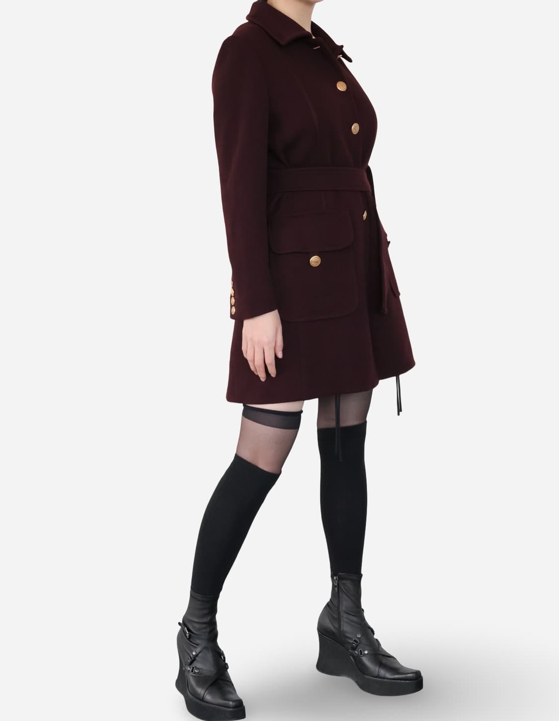 Sonia Rykiel Wool Belted Coat  상품이미지2