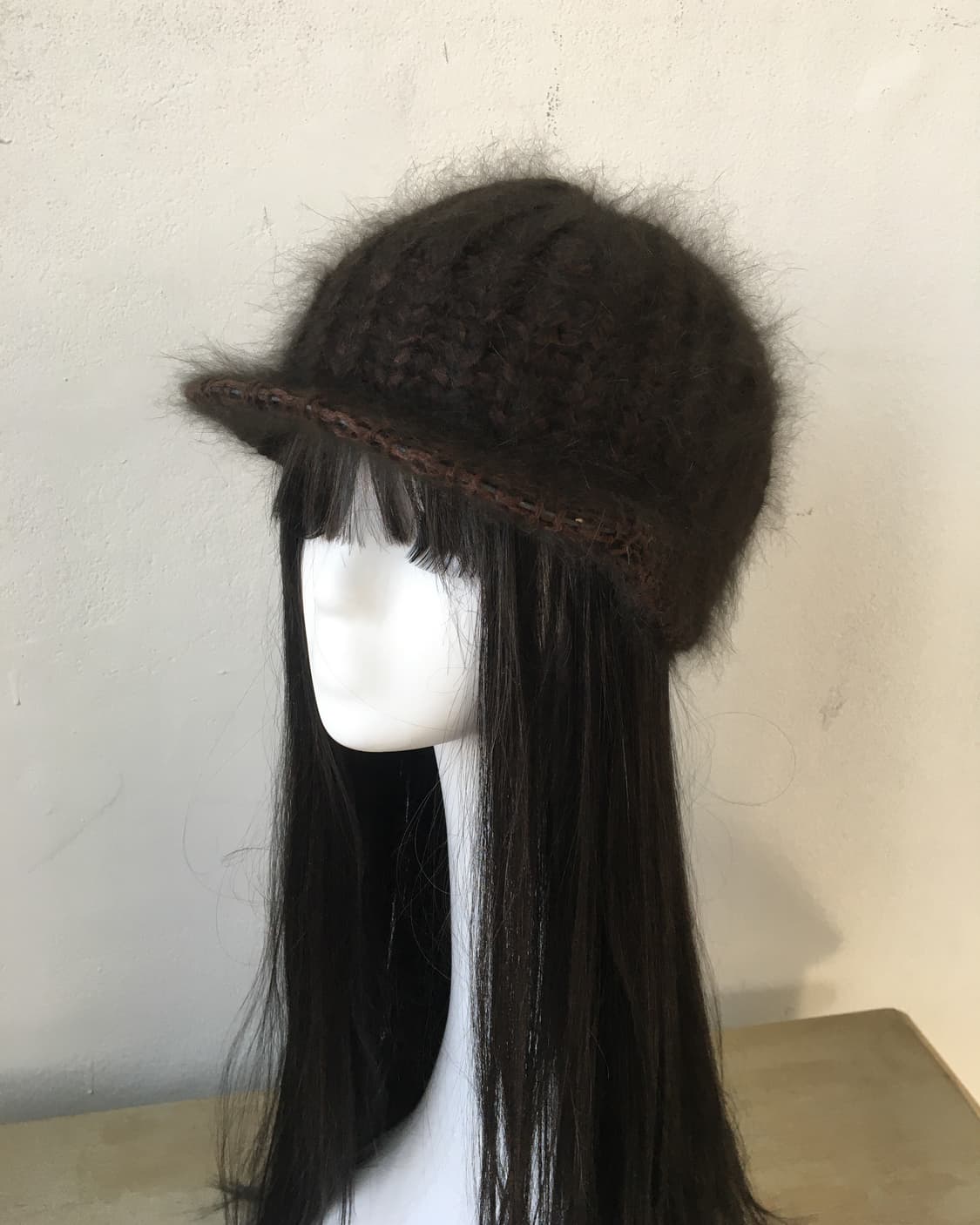 fluffy knit hat 상품이미지2