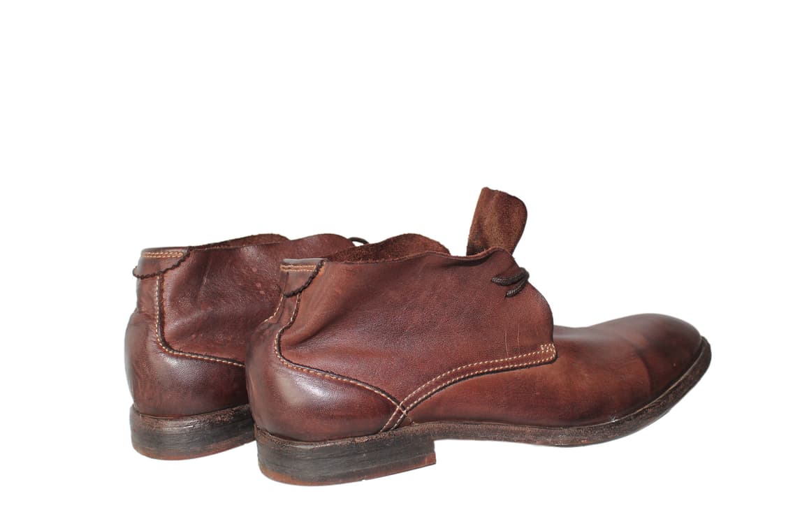 Italian Handmade 핸드메이드 풀그레인 레더 데저트부츠 상품이미지5