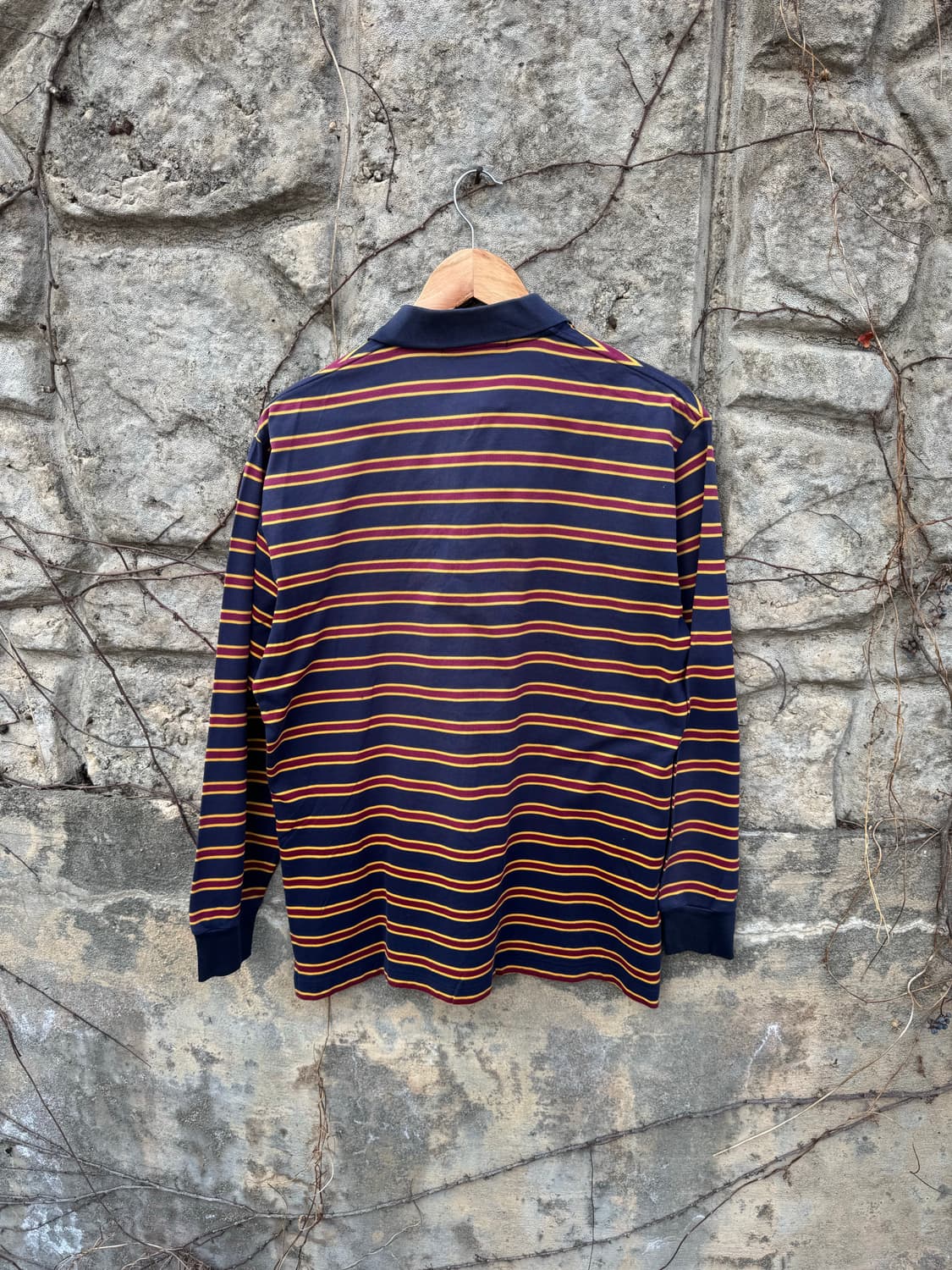 폴로 골프 랄프로렌 빈티지 스트라이프 긴팔 카라티 럭비티 상품이미지2