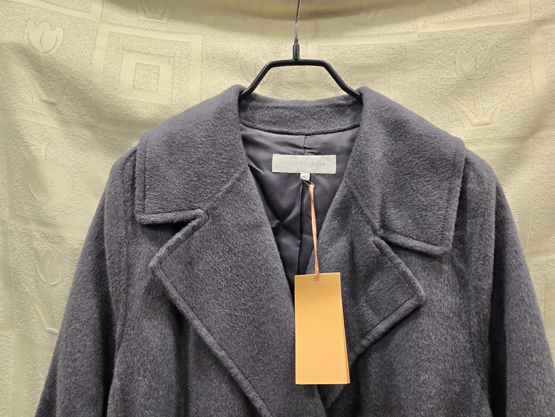 새상품) 올리브데올리브 핸드메이드 모+캐시미어 코트 S (55) 상품이미지2