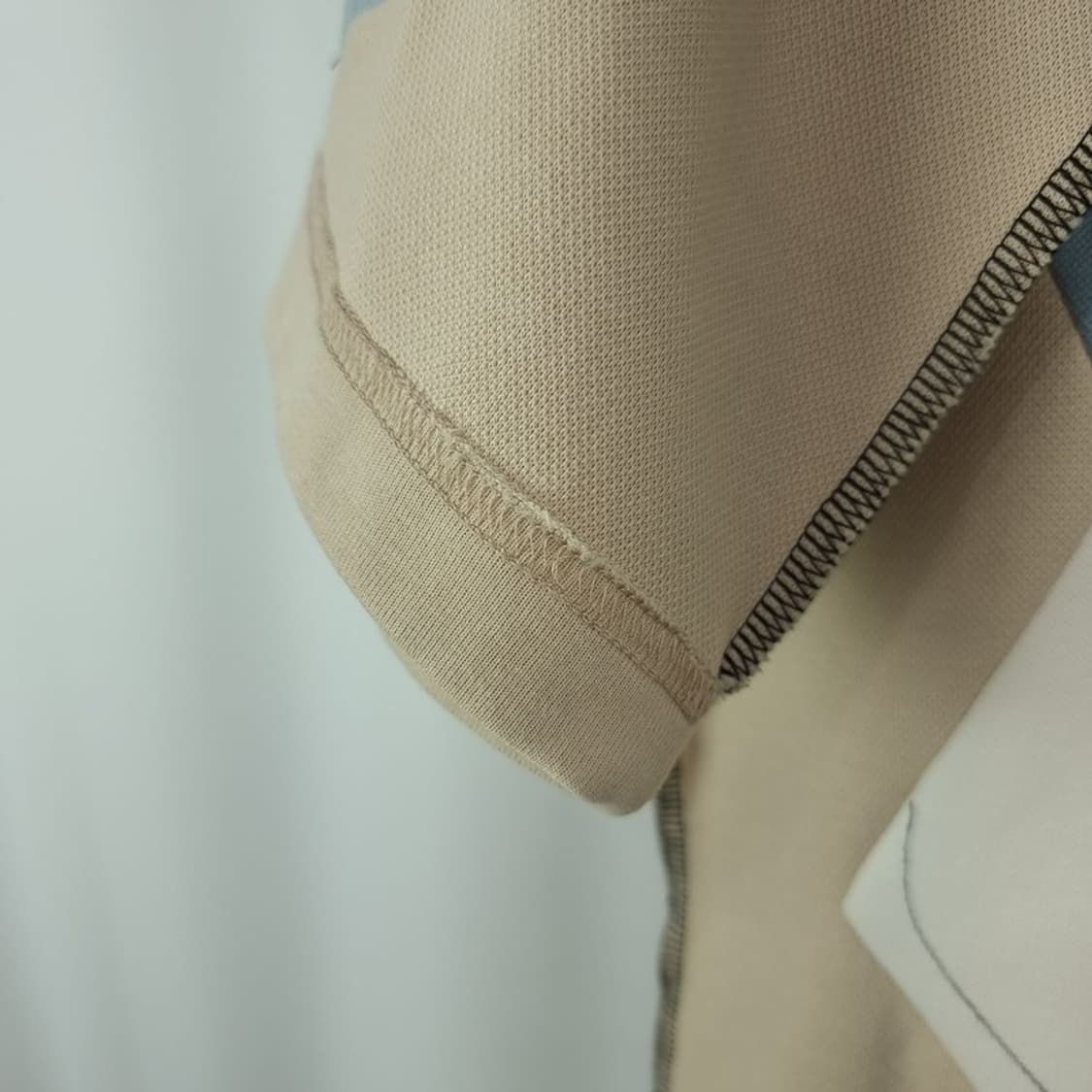 [우마미즘] 멀티 패브릭 패치워크 오버핏 카라티 M20133 상품이미지10