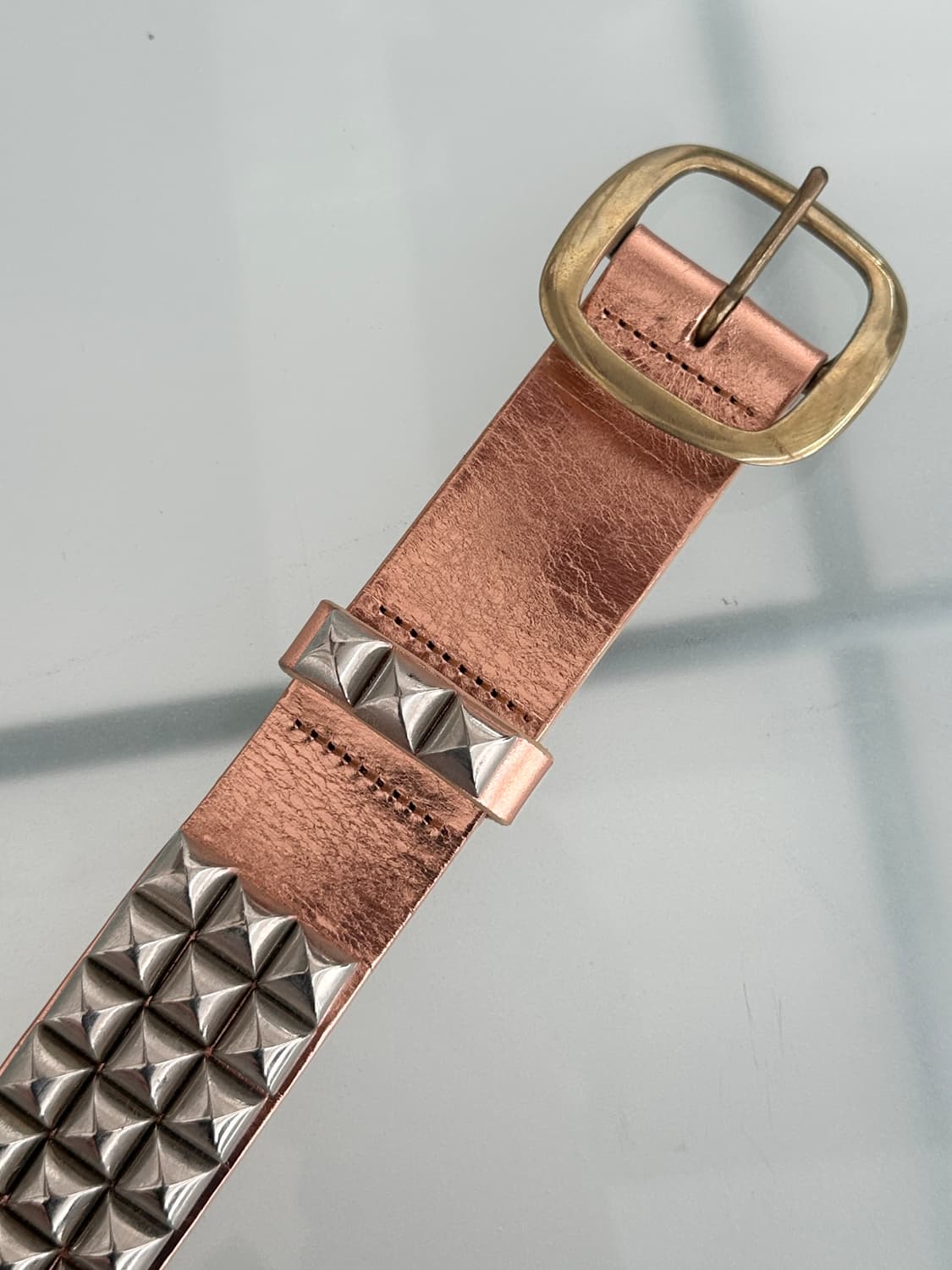 러버보이 스터드 레더 벨트 상품이미지4