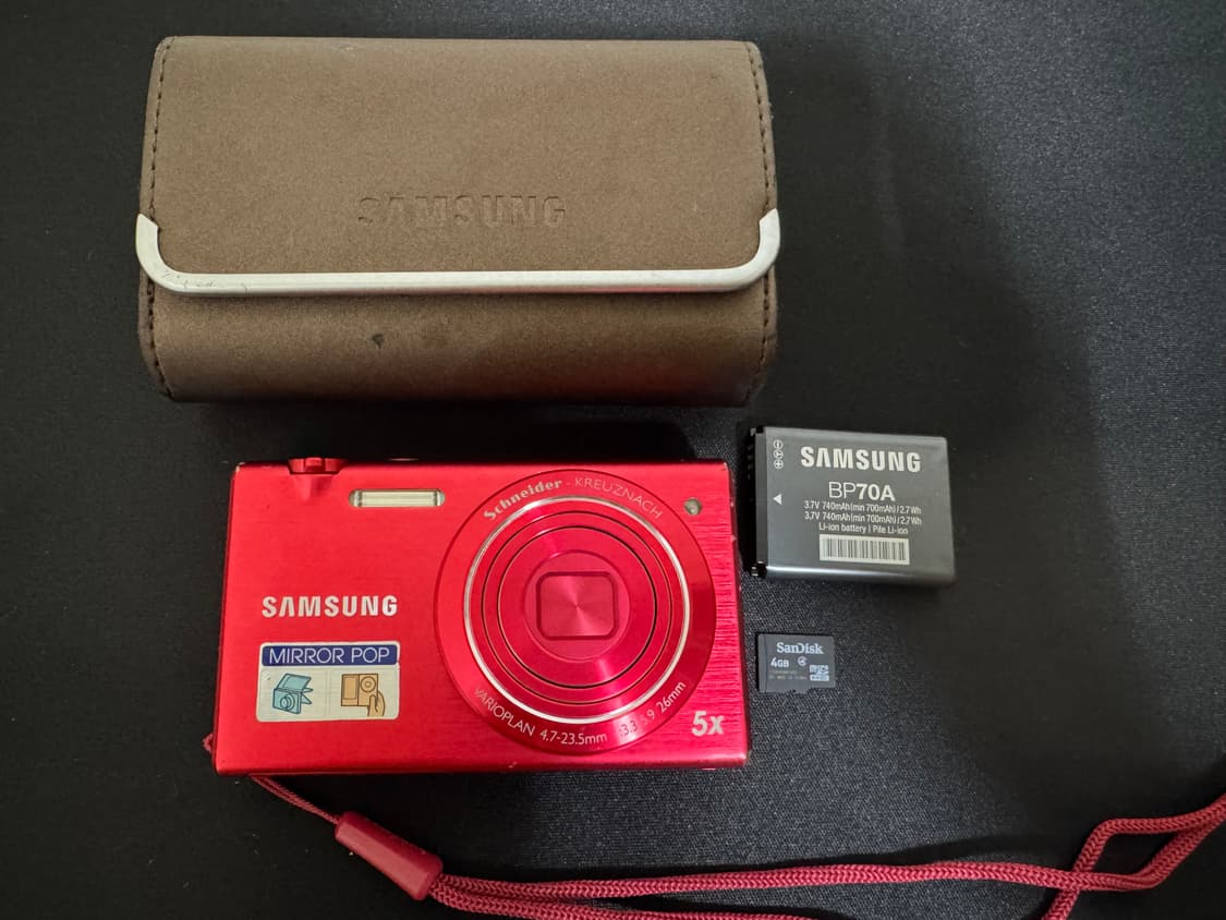 삼성 미러팝mv800 한효주 디카 레드  상품이미지1