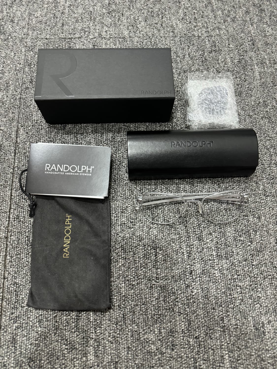 랜돌프 엔지니어링 에비에이터 매트크롬 투브릿지 보잉 아이웨어 상품이미지10