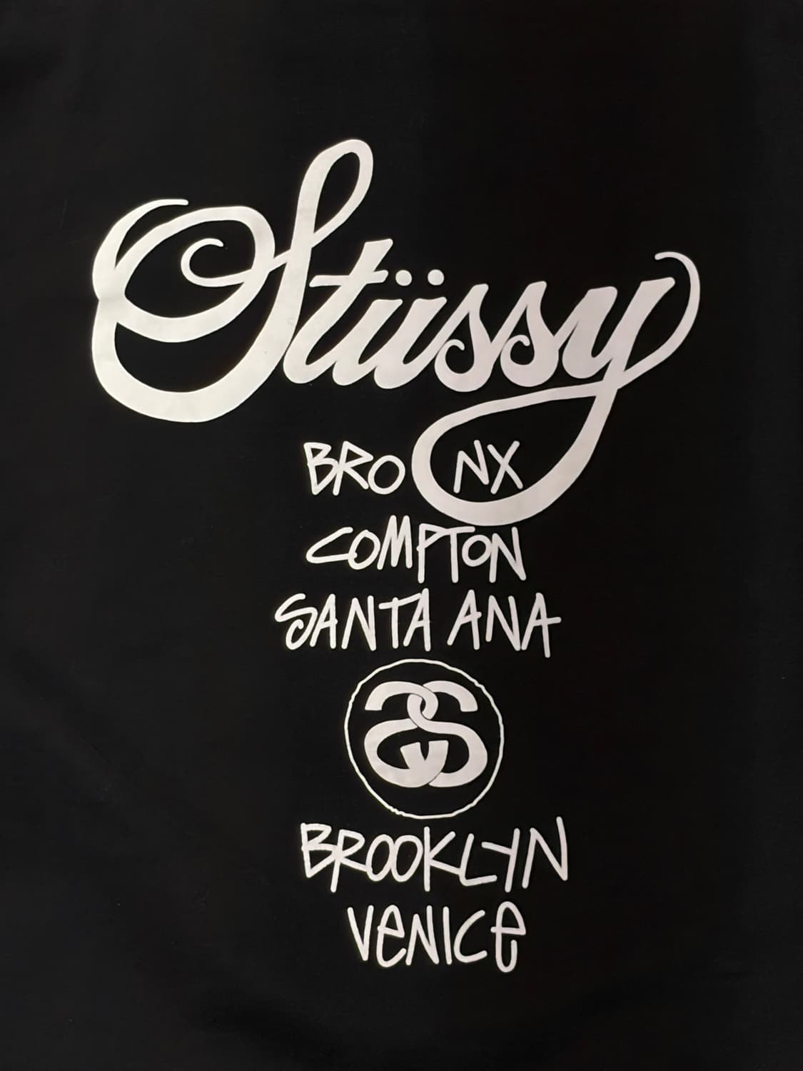 스투시(Stussy) 월드투어 블랙 티셔츠 상품이미지7