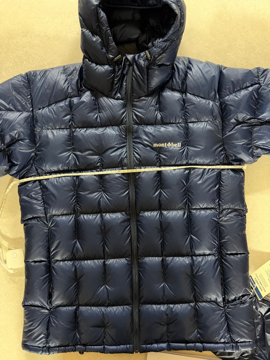 몽벨 플라즈마 1000 알파인 다운 파카 네이비 XL(새제품) 상품이미지3