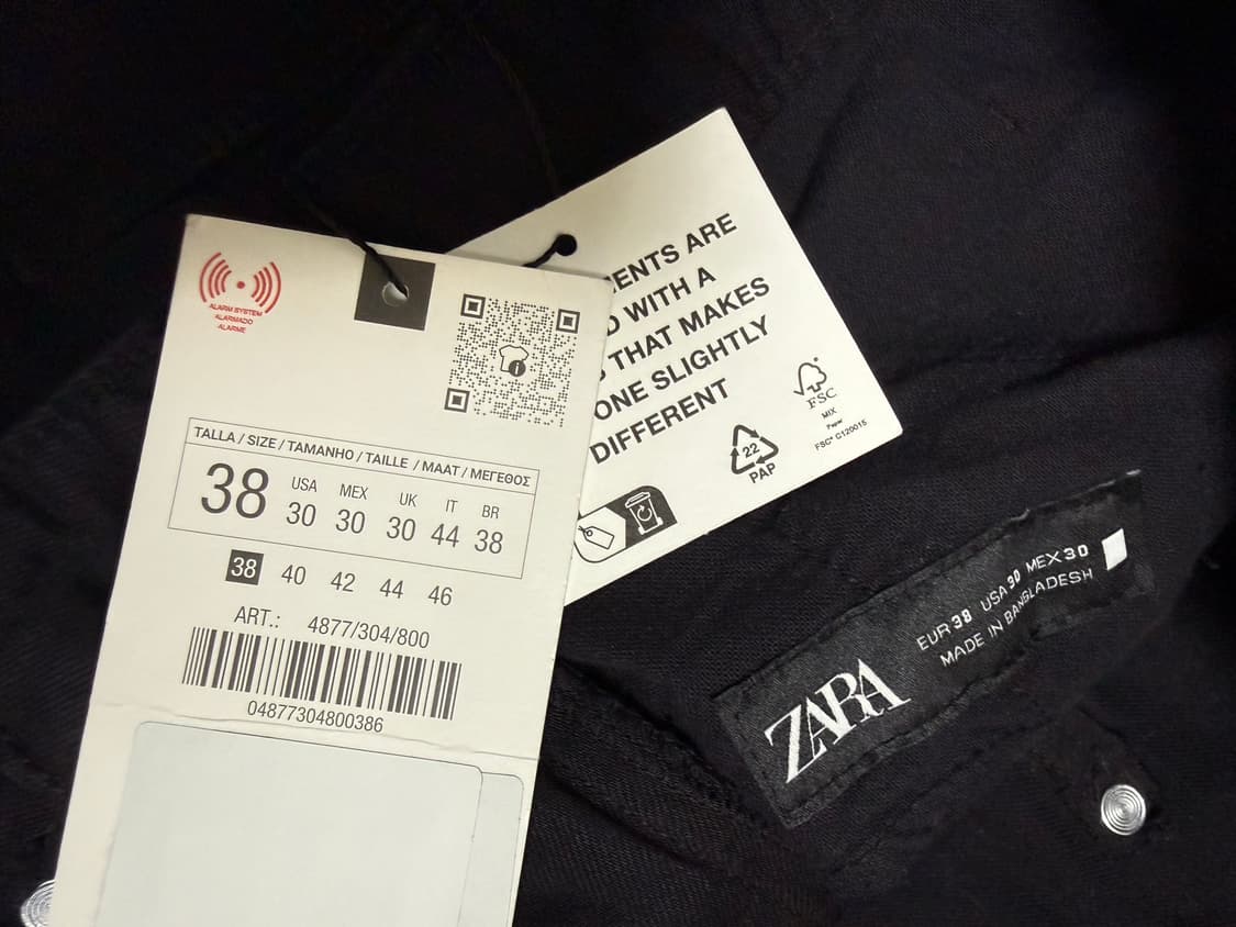 자라 벨트 카고 버뮤다 팬츠 새상품 상품이미지10