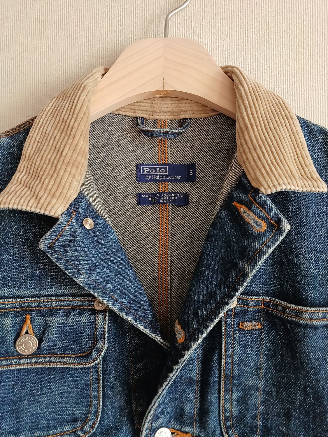 폴로 랄프로렌 여성 던가리 데님자켓 polo 크롭 청자켓 상품이미지7