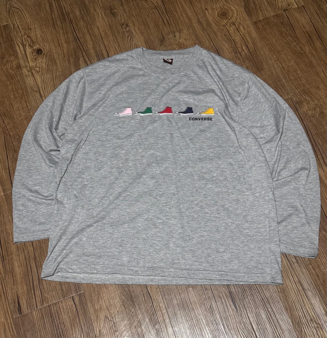 [3XL] 컨버스 운동화 프린팅 긴팔 티서츠 상품이미지2