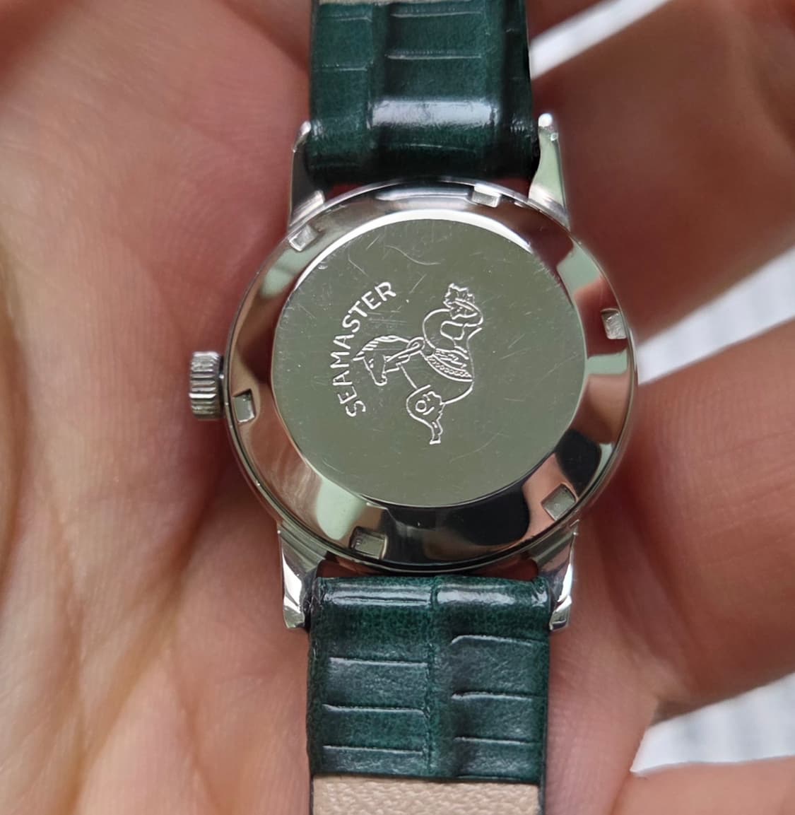 빈티지 오메가 씨마스터 레이디매틱 해마 백케이스 오토매틱 여성용 상품이미지6