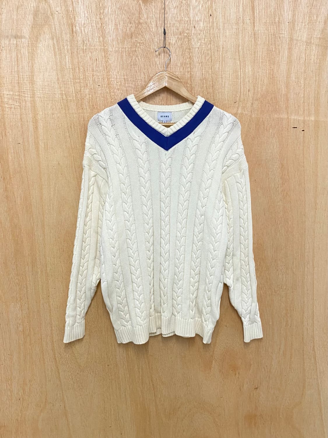 BEAMS twist cricket knit 빔즈 꽈베기 크리켓 니트 상품이미지1