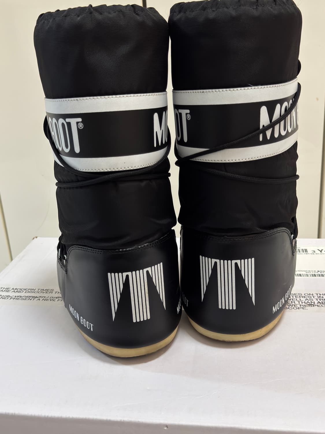 문부츠 아이콘 롱부츠 블랙 35-38 상품이미지3