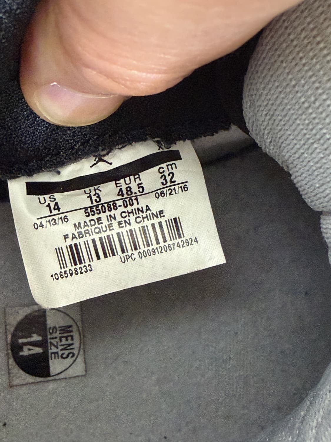 [320] 나이키 에어 조던1 레트로 하이 OG 브레드 밴드 2016 상품이미지10