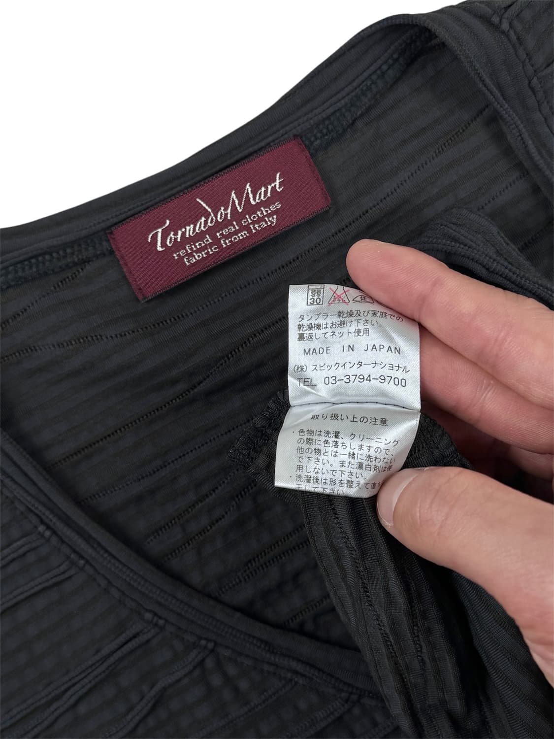 tornado mart 엠보 크링클 롱슬리브 상품이미지5