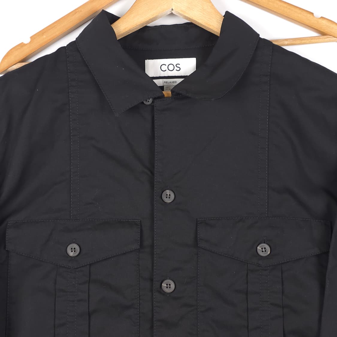 코스 릴렉스드 핏 리오셀 셔츠 블랙 (L) 상품이미지3