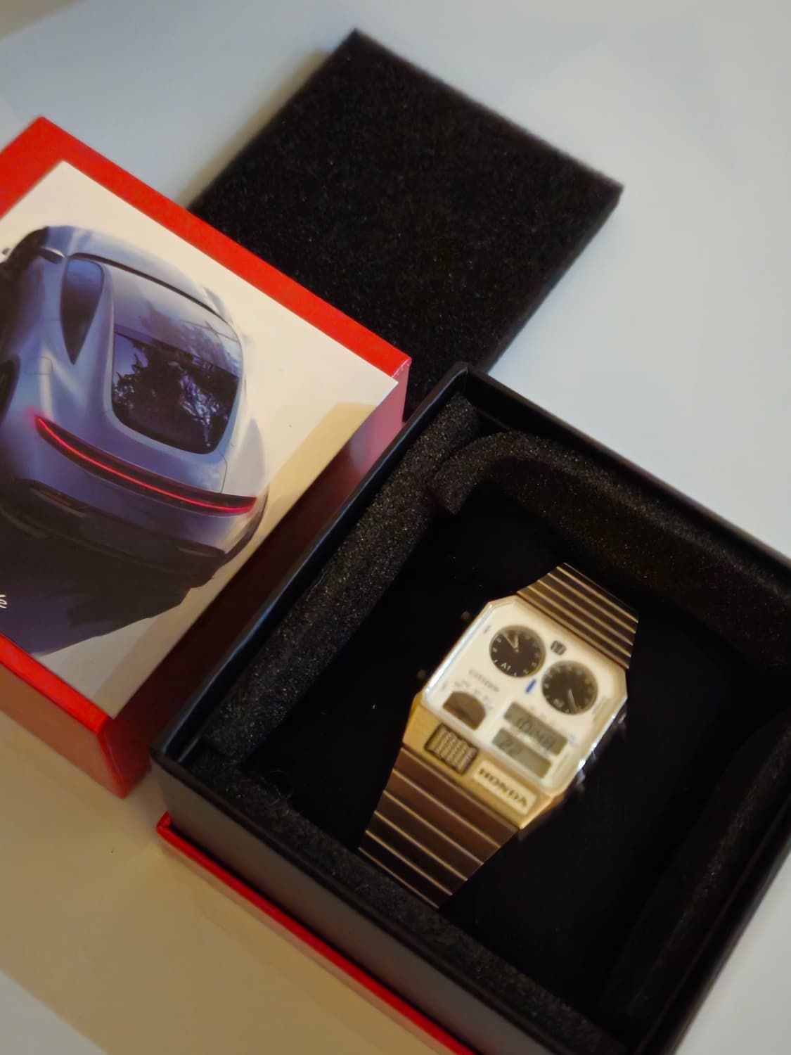 시티즌 × 혼다 아나디지 템프 프렐류드 모델(화이트) 미사용 풀세트 판매 상품이미지5