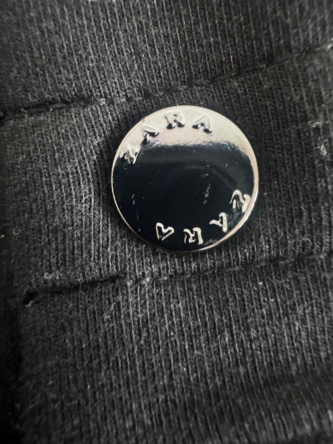 ZARA MAN 자라 블랙 무릎절개 밴딩 팬츠 XL 상품이미지3