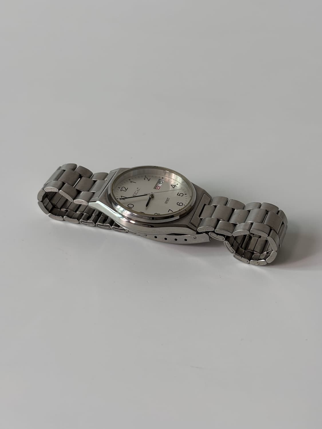 1990s Spirit Arabic Index Silver Quartz 상품이미지6