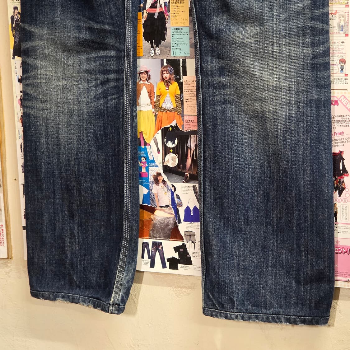 리바이스 523 워싱 데님 팬츠 상품이미지4