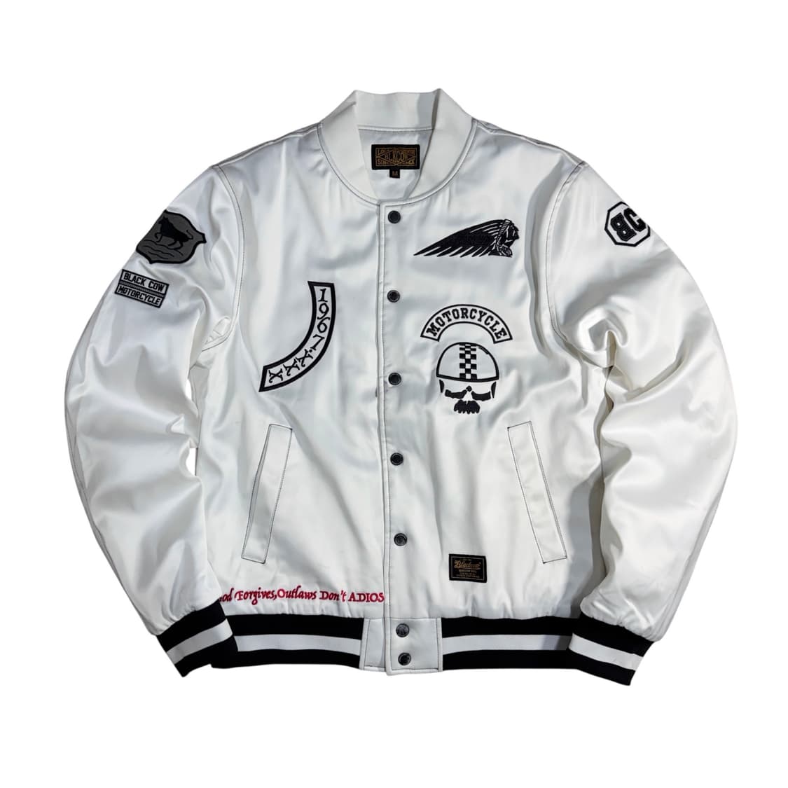아웃로즈 모터사이클 클럽 패러디 바시티 점퍼 자켓 상품이미지2