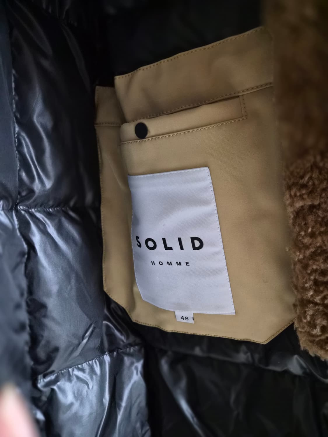 솔리드옴므 구스 롱 패딩 팝니다 우영미 타임옴므 상품이미지5